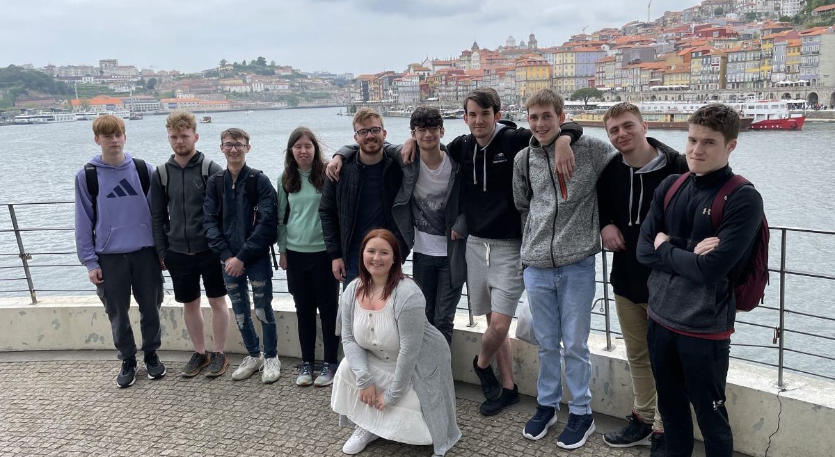 Computing students visit Porto whilst on placement in Braga, Portugal